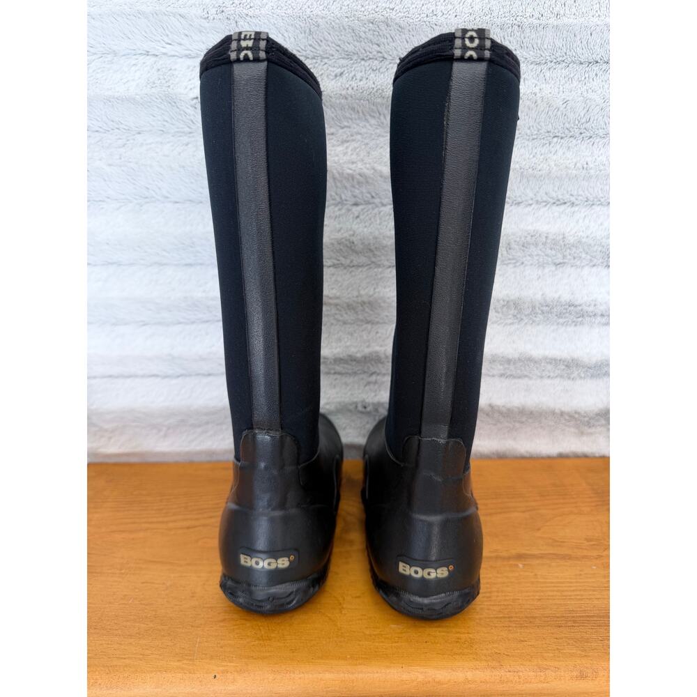 BOGS Classic High Women’s 6 Black Waterproof Insulated Rain Snow Boots 60152 - Picture 3 of 5